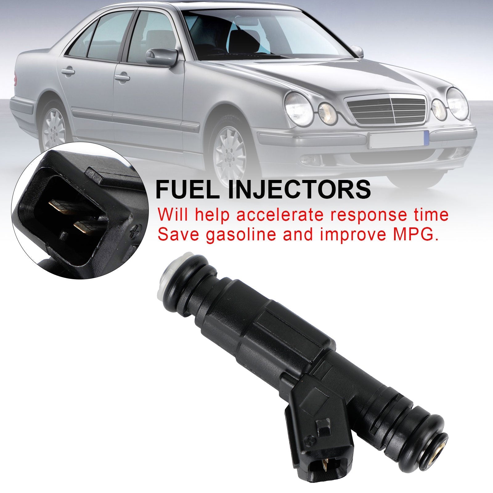 1PCS OEM Fuel Injector 0280155821 Mercedes-Benz W124 W140 W202 W210 R129 Replacement