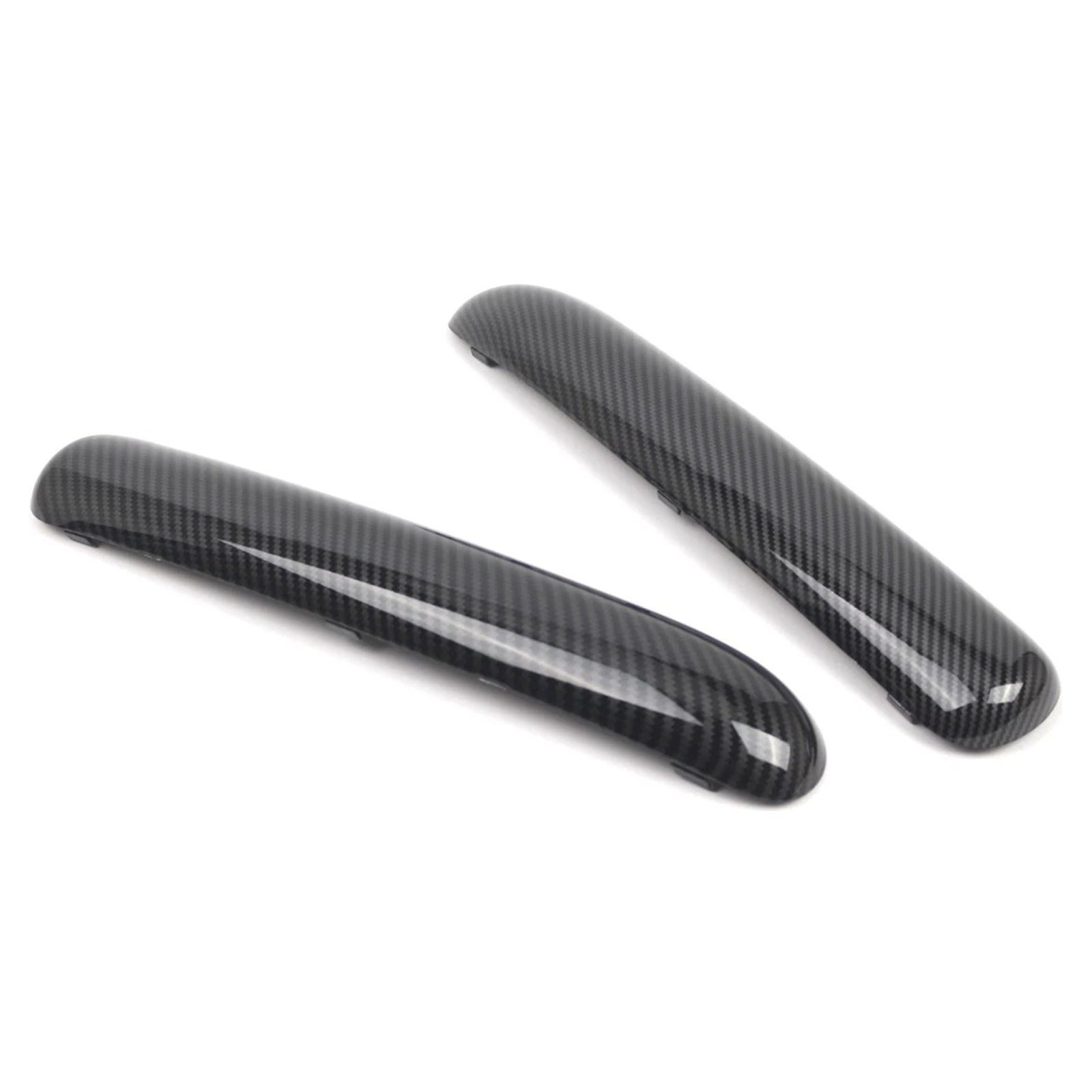 2001 2002 2003 2004 Mini Cooper One Front Bumper Carbon Fibre Trim Pair R50/R52/R53