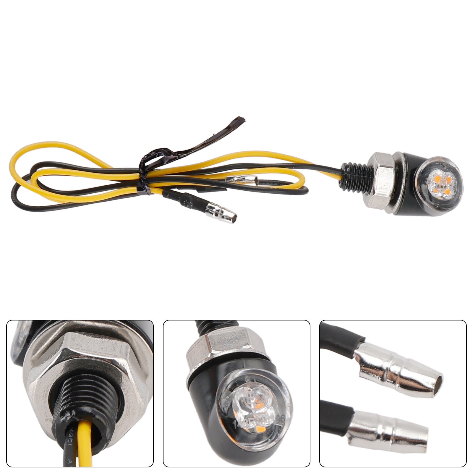 12V Universal Honda Motorcycle 8mm LED Turn Signal Light Indicator