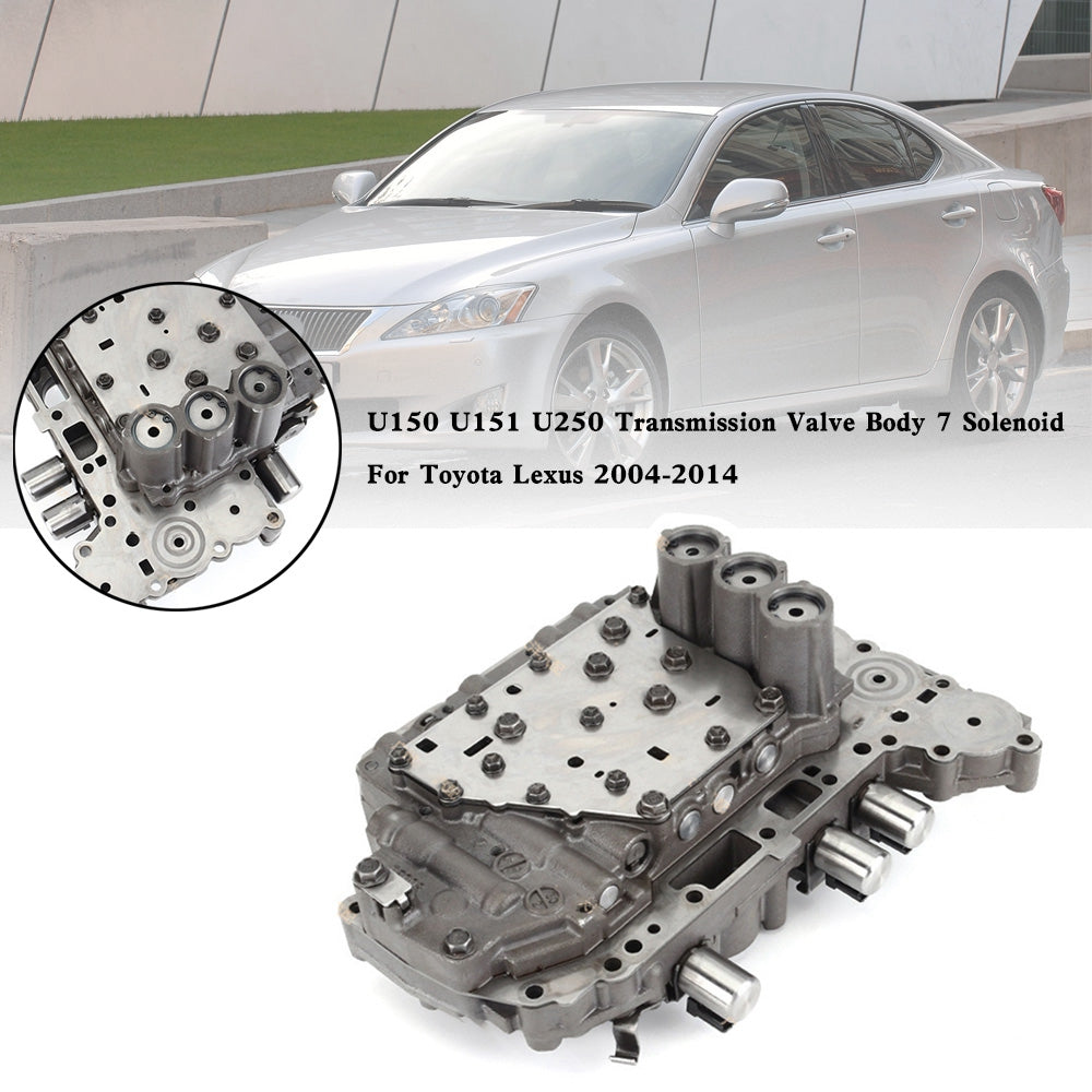 Toyota 2001-UP U150 U151 U250 7 Solenoid Transmission Valve Body 80030 57754FA Express Delivery