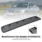 E46 M3 Hood Center Air Inlet Vent Grille 51132694723 2001 2002 2003 2004 2005 2006