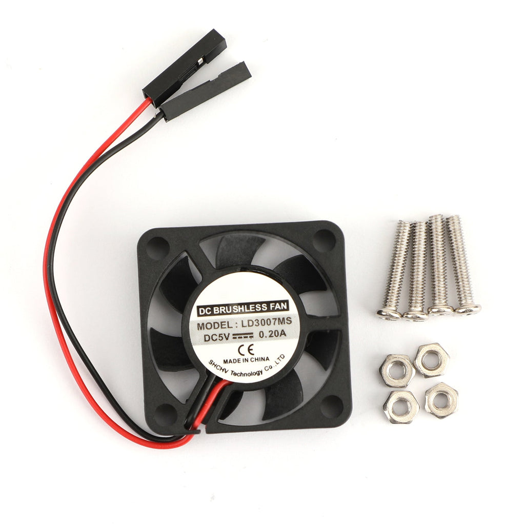 DC 5V 30x30mm 2-Pin Cooling Fan Heatsink for Raspberry Pi Model B 2B 3B 4B