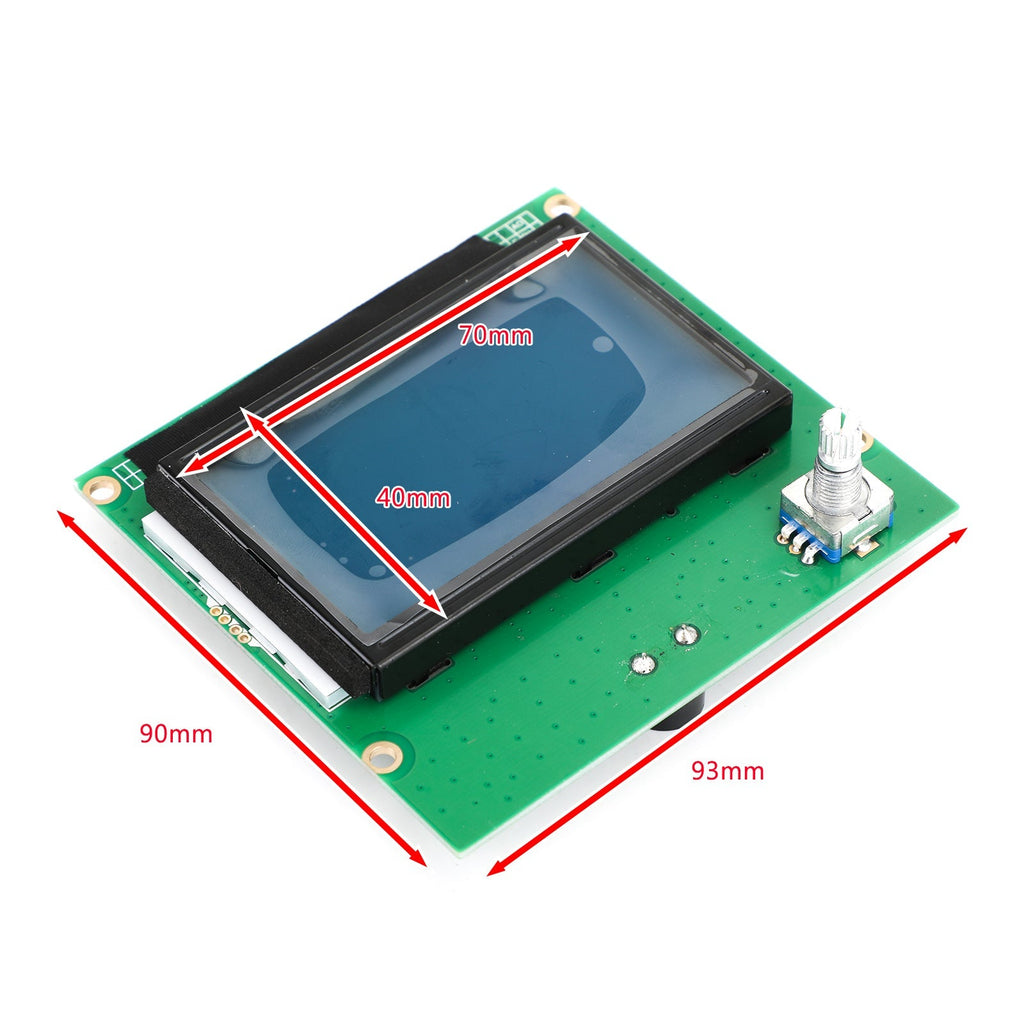 Replacement LCD Screen Display Kit 2 Wire Compatible with Creality 3D CR-10 S Printer