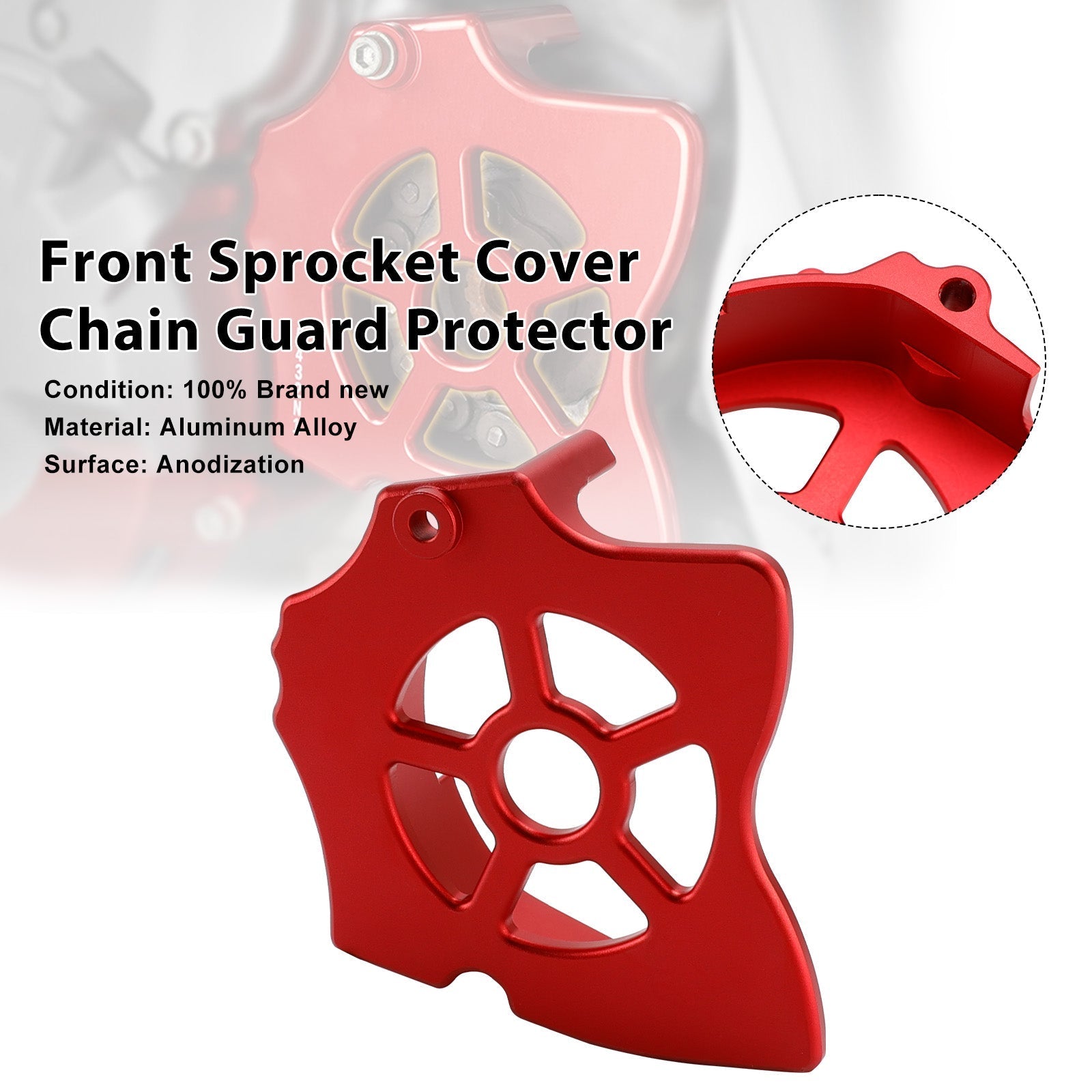 XR650L Front Sprocket Protection Cover Chain Guard 1993 to 2025 Honda