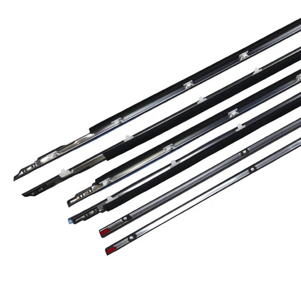 1996-1998 Lexus LX450 FZJ80 Door Belt Molding Trim Set 6 Pieces OEM Parts 75710-60011 75720-60011