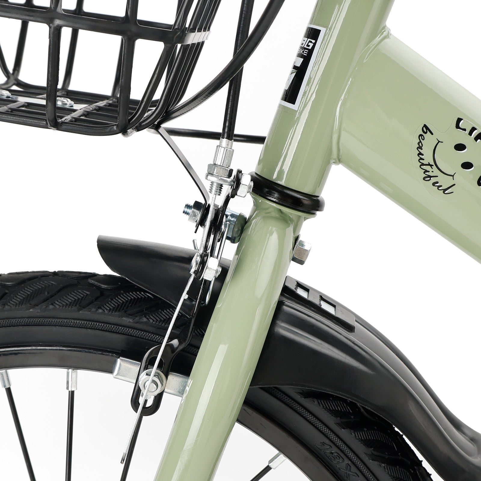 18 Inch Children's BMX Bicycle with Stabilizer Wheels Designed for Ages 7-9