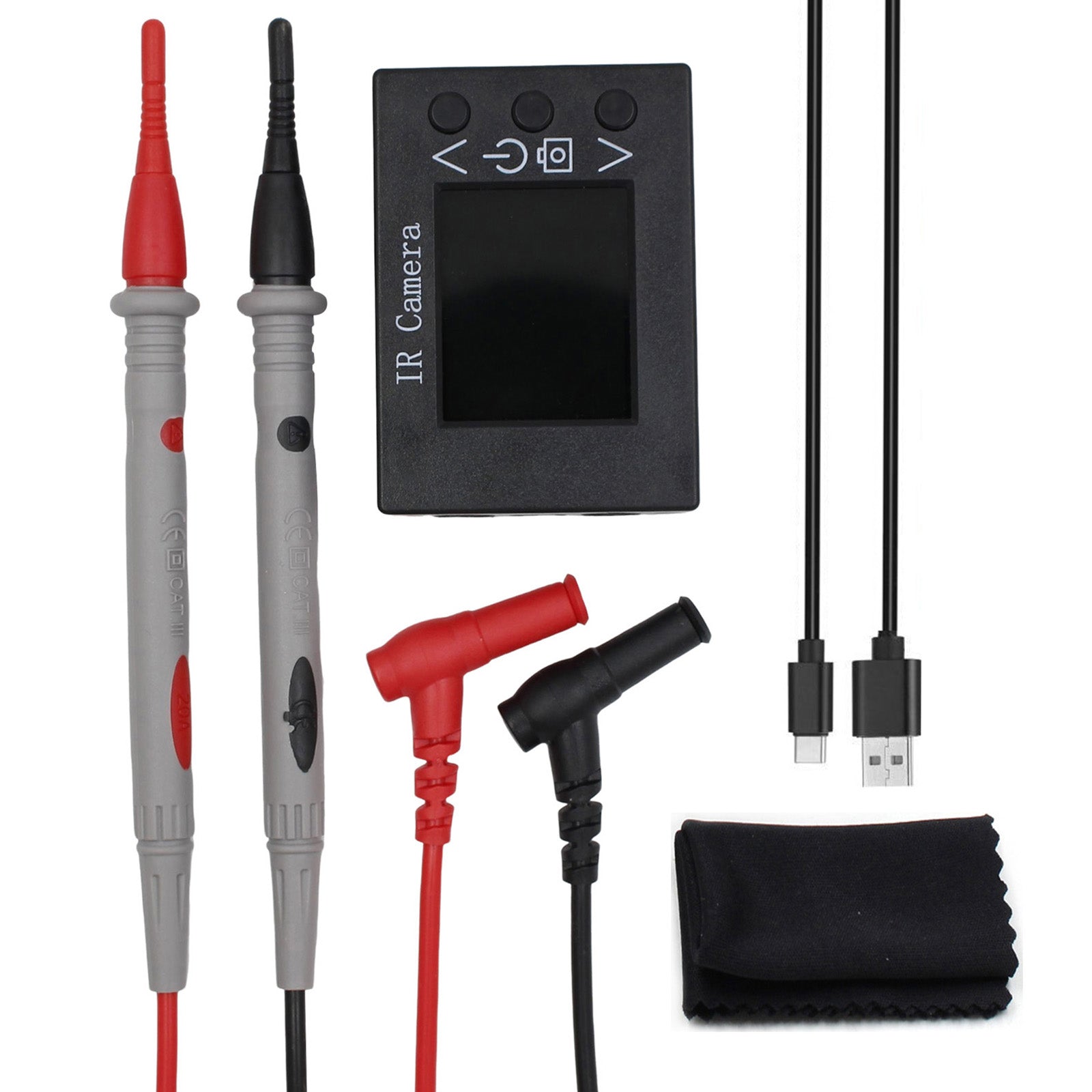 2-In-1 Thermal Imager IR Temperature Testing Camera With 1.8 Inch Display Sensor