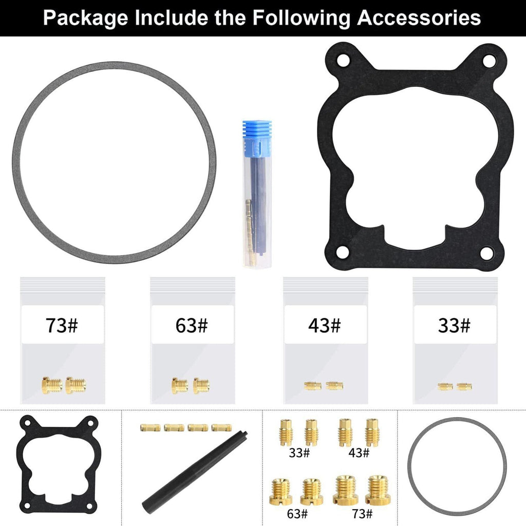 1966-1970 Chevy V8 Big Block 396 6.5L Mark IV Street Quadrajet 750 CFM Carburetor 7040021