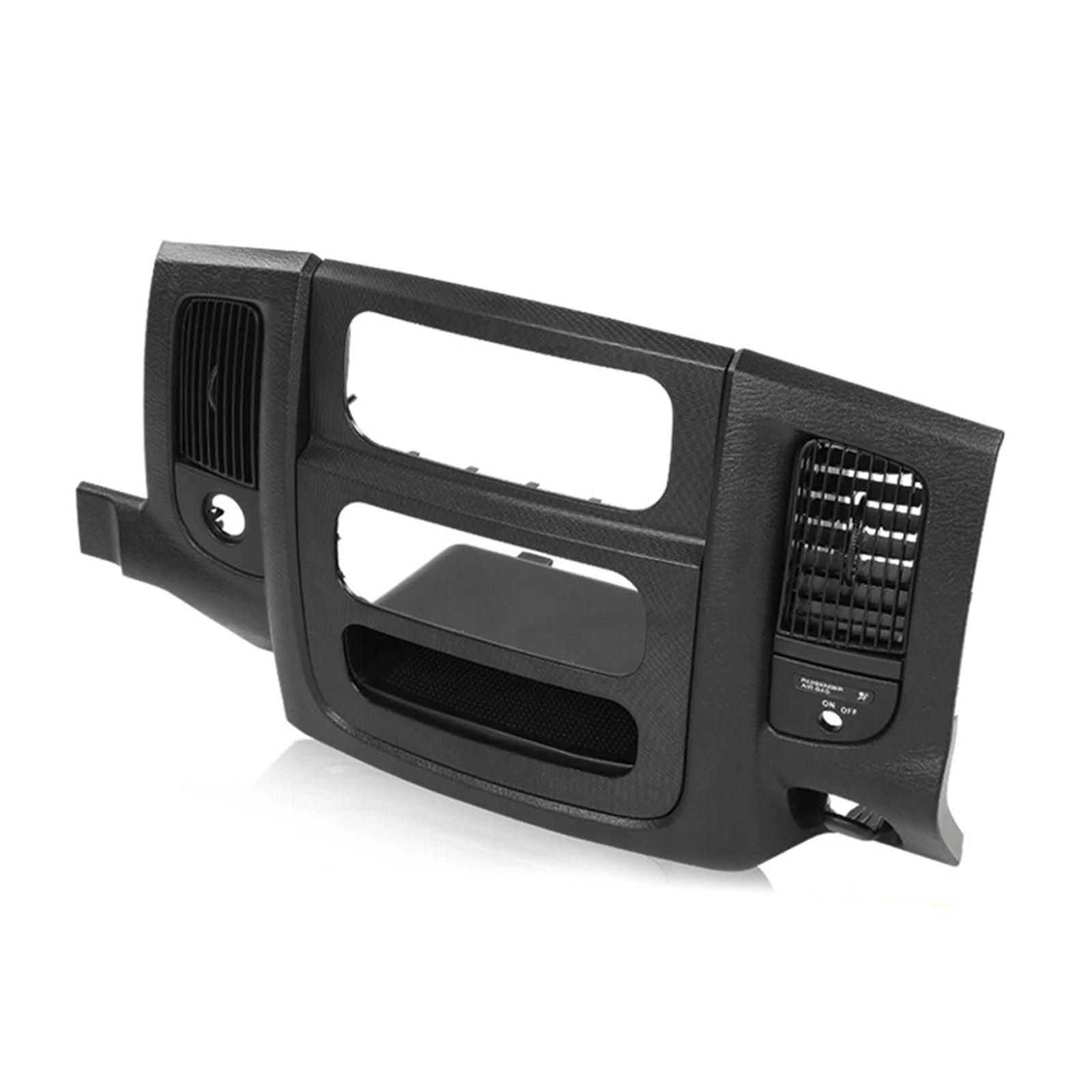 2002 2003 2004 2005 Dodge Ram 1500 Black Center Dash Air Vent Radio Bezel Panel