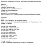 1997 1998 1999 2000 2001 2002 2003 2004 2005 2006 2007 Dodge Dakota Speed Control Servo Vacuum