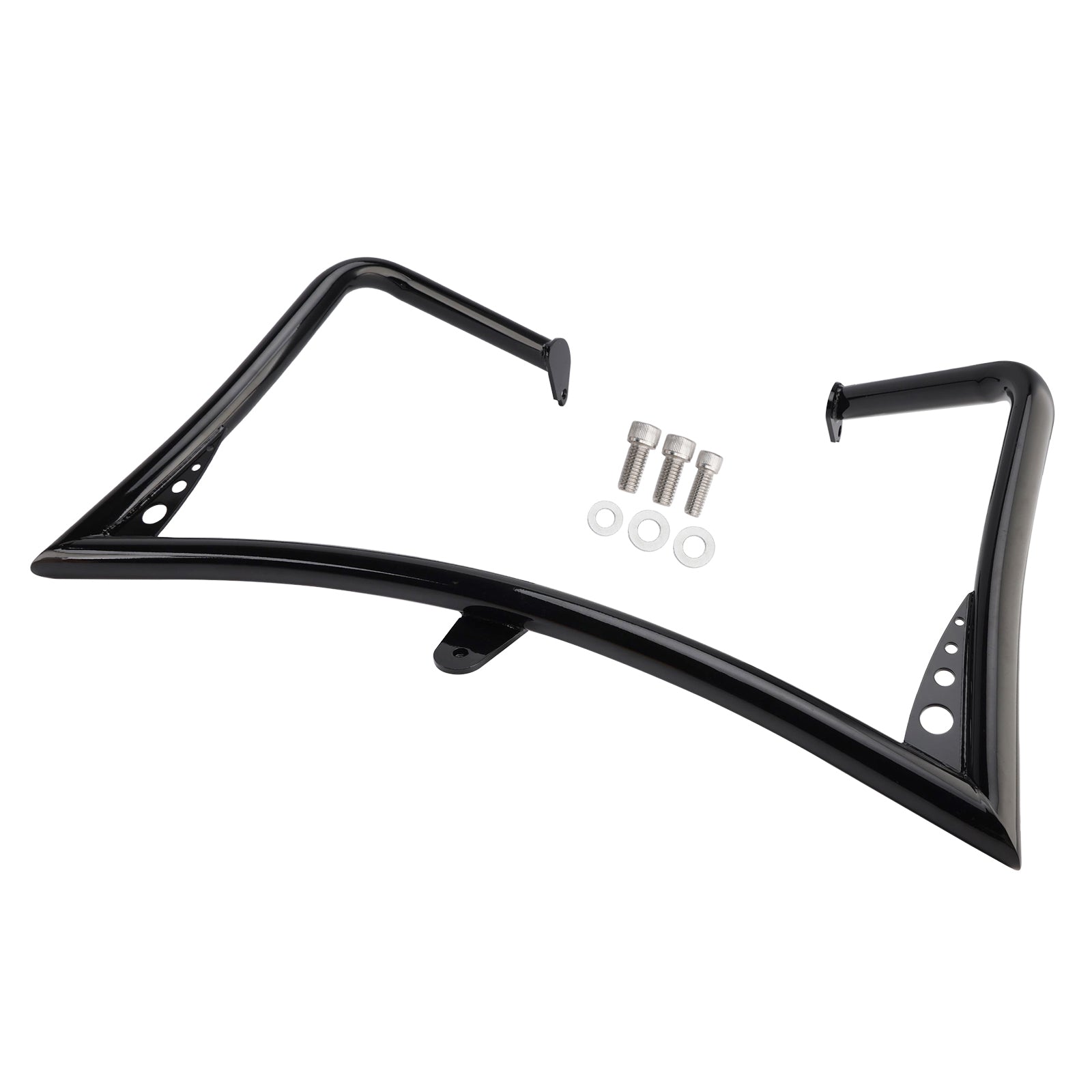 1997-2008 FLHTCU Ultra Classic Electra Glide Black Engine Bumper Guard Anti-Crash Frame Protector