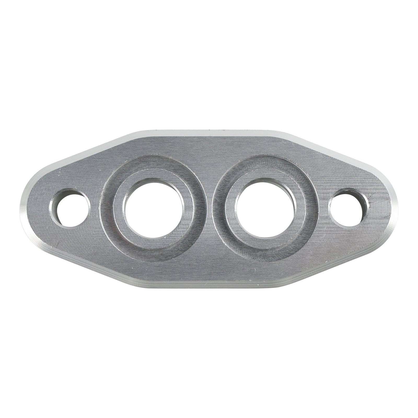Dual Oil Cooler Adapter Plates -6AN ORB Thread In/Out Ports for LS1 LSX LS2 LS3 LS Engines