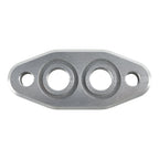 2 Pack Oil Cooler Adapter -6AN ORB Oring In/Out Port Plate LS1 LSX LS3 LS LS2