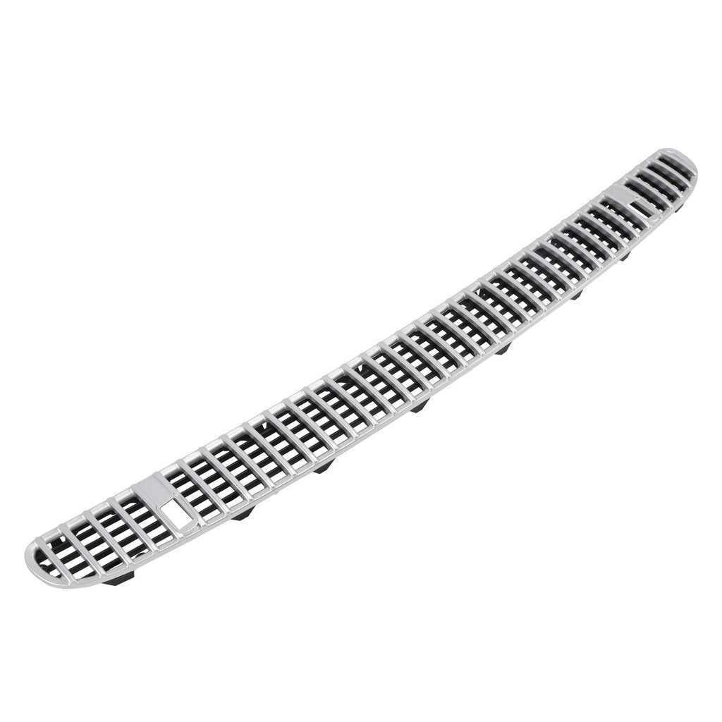 Front Upper Hood Vent Grill Silver for 2002-2005 BMW E46 51137075324