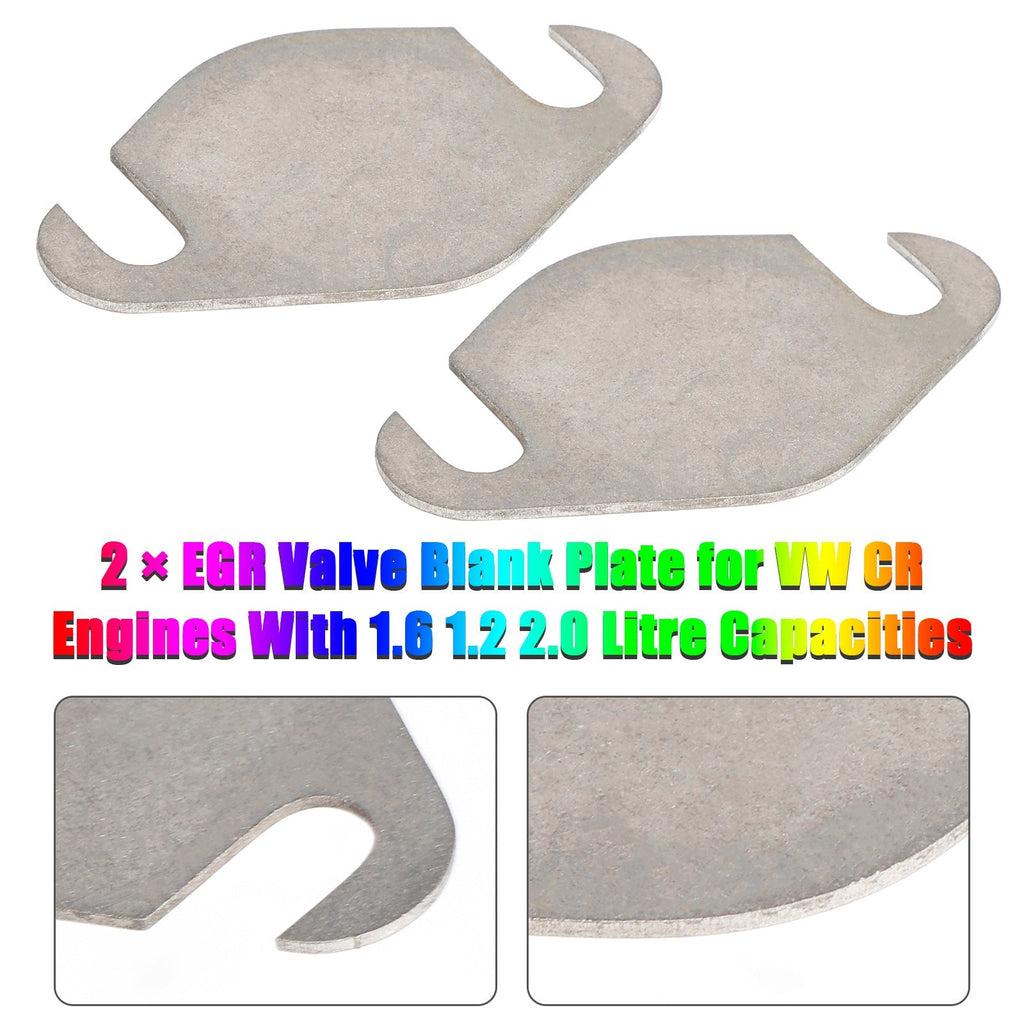 Volkswagen CR Engine EGR Valve Delete Plate for 1.2 1.6 and 2.0 Litre Motors