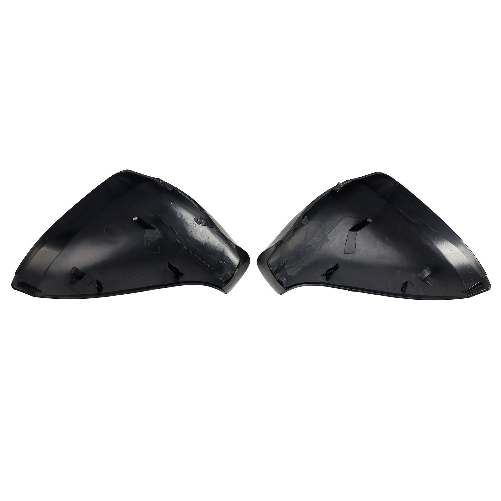Matte Black Side Mirror Covers for 2006-2015 Peugeot 207 Hatchback Rearview Housing