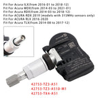 Acura MDX RDX TLX ILX TPMS Tire Pressure Sensor 42753TZ3A51 Replacement