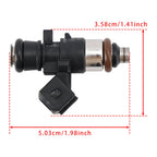 1 Piece Fuel Injector 0280158046 Compatible with Dacia Sandero Renault Clio III 8200292590