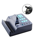 140W PD100W Fast Wireless Smart Charging Station Socket for Notebooks and Quick Charge Enabled Vehicles