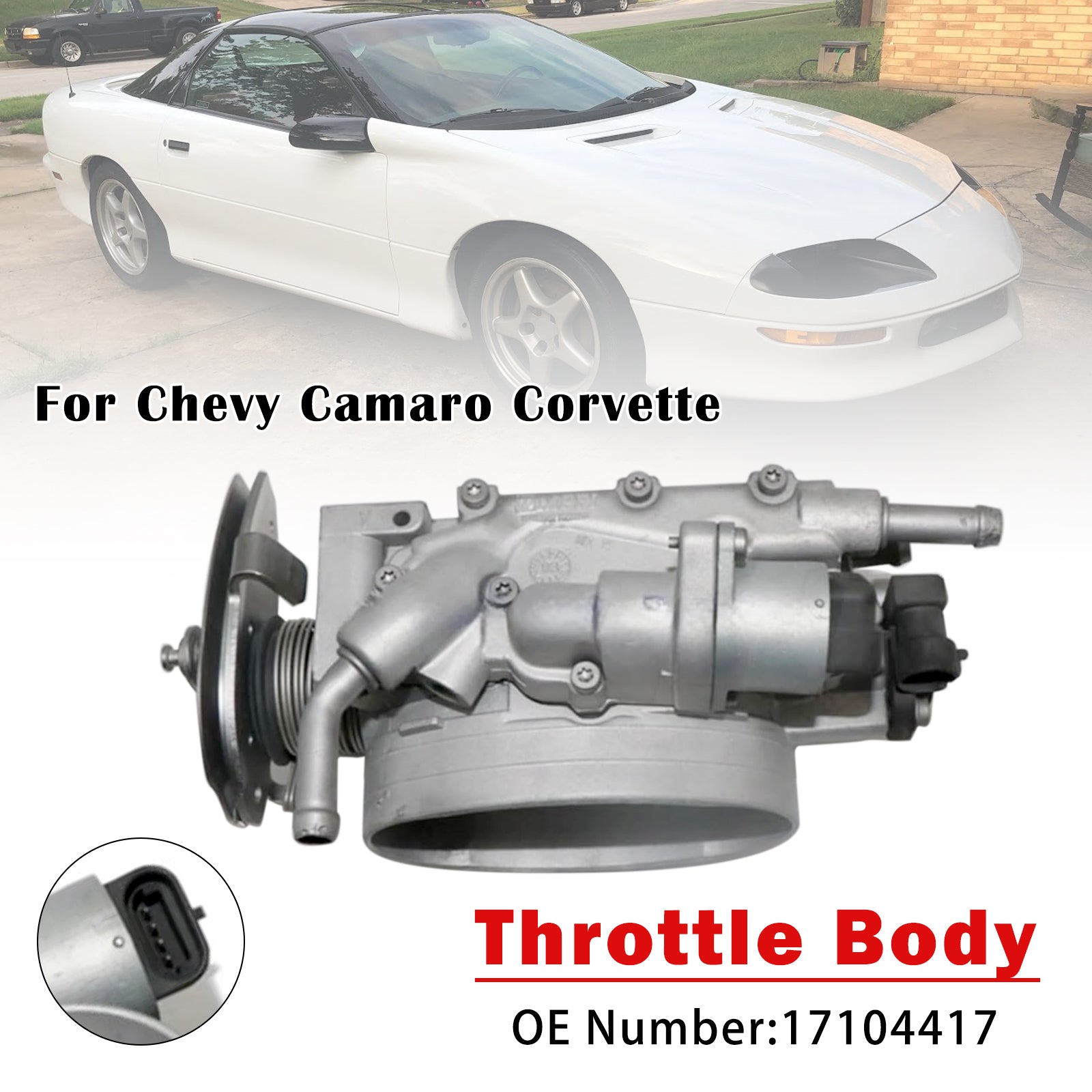1985 1986 1987 1988 1989 1990 1991 1992 Camaro Firebird TPI Throttle Body 17104417