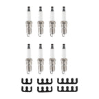 Mercruiser 2001-2007 All Models 8 Pack Square Ignition Coil with Spark Plug Wire Set