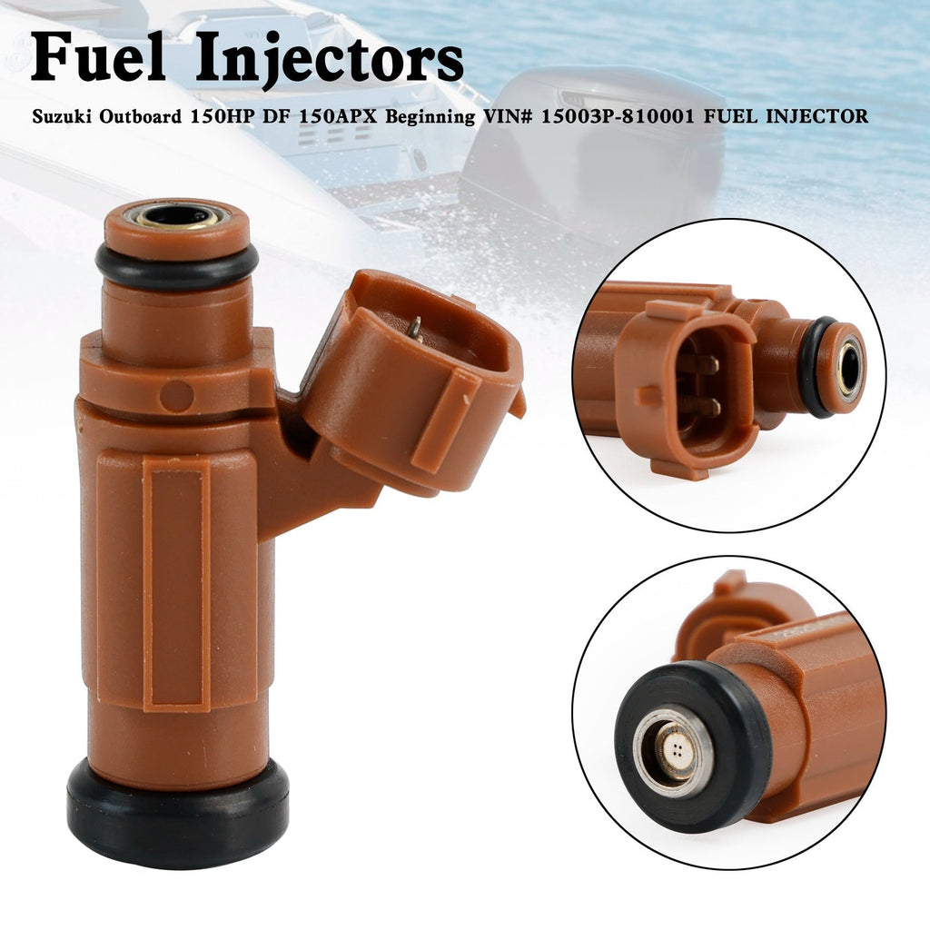 Suzuki Marine Fuel Injectors 15710-96J00 for 175HP through 300HP Outboard Motors