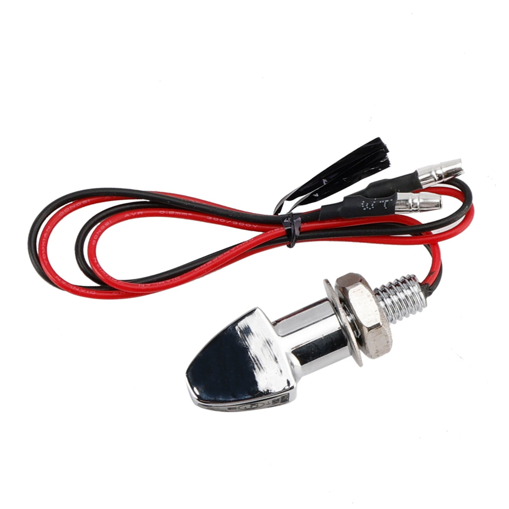 12V Universal LED Indicator Light for Motorcycle Turn Signals 8mm Yamaha