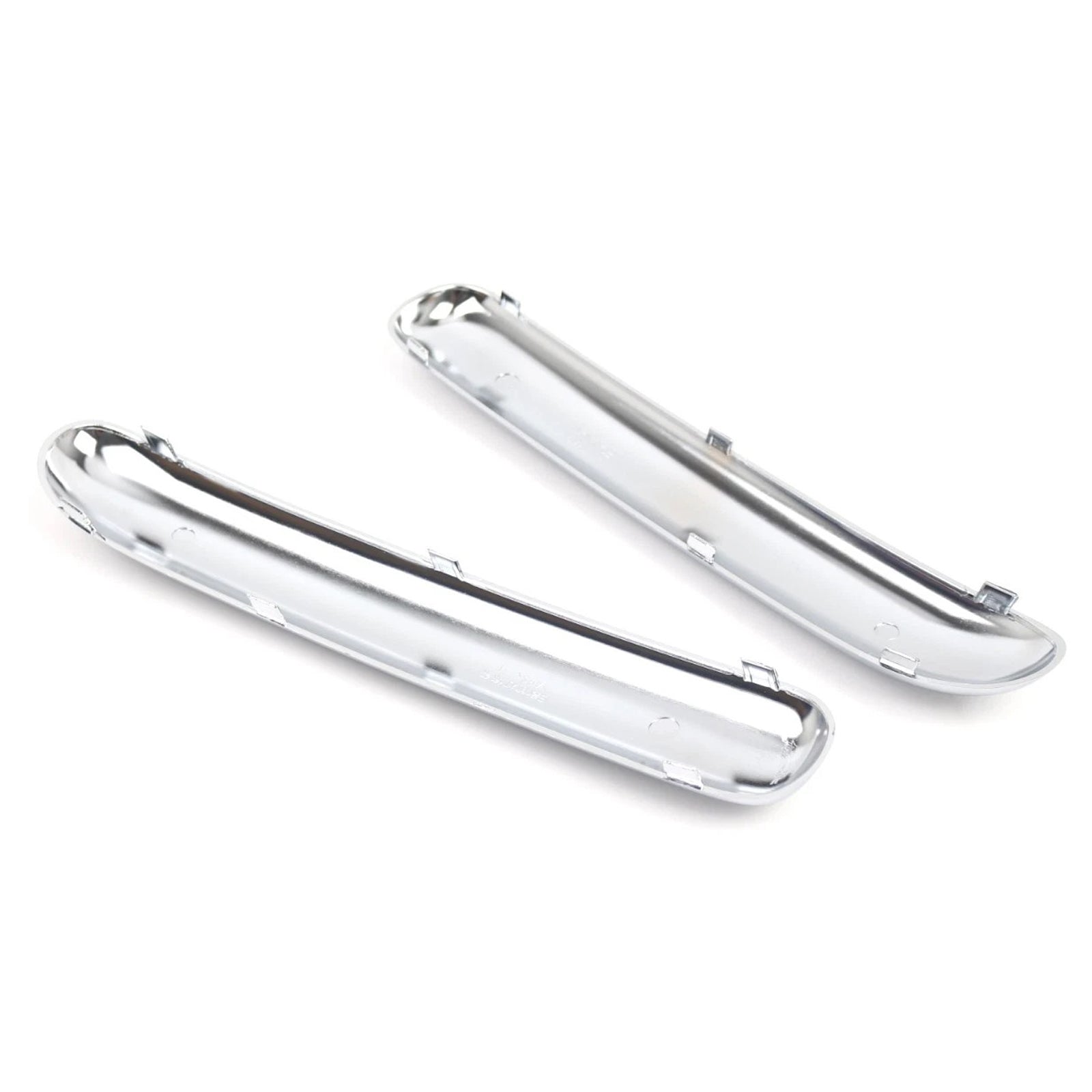 Mini Cooper R50 R52 R53 Front Bumper Chrome Trim Pair 2001-2004