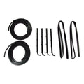 1987 1988 1989 1990 1991 1992 1993 1994 1995 1996 Ford F150 Door Window Weatherstrip Seal Kit 8PC