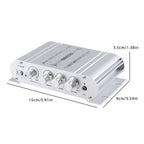 400W 2.1 Channel 12 Volt Car Stereo Amplifier Hi-Fi MP3 Auto Radio Booster CA