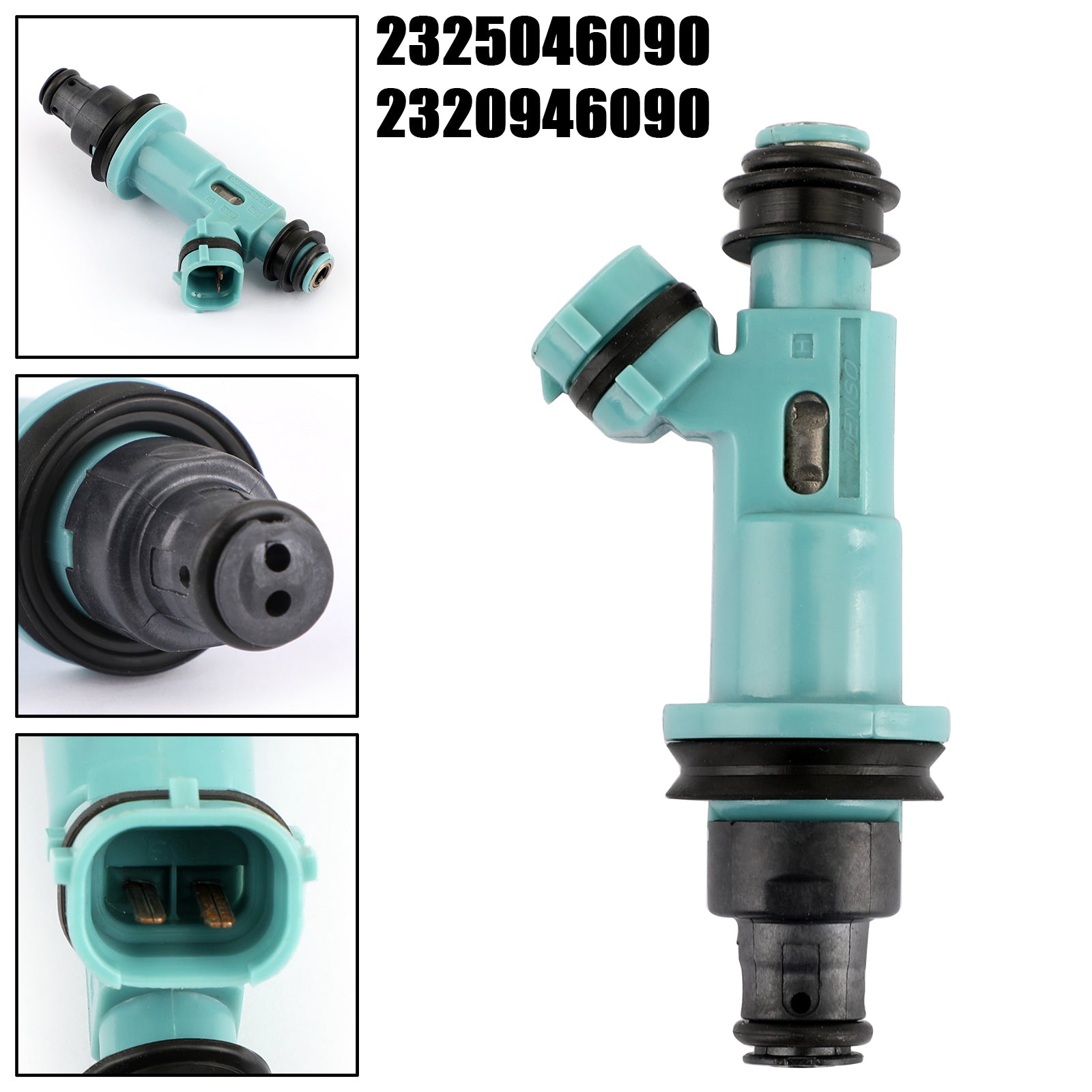 Single Fuel Injector 23250-46090 Compatible with Toyota Supra Lexus GS300 SC300 IS300 3.0L