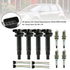 Toyota Prius 2001-2009 1.5L 4-Cylinder Ignition Coil Spark Plug Connector Set UF316 90919-02240