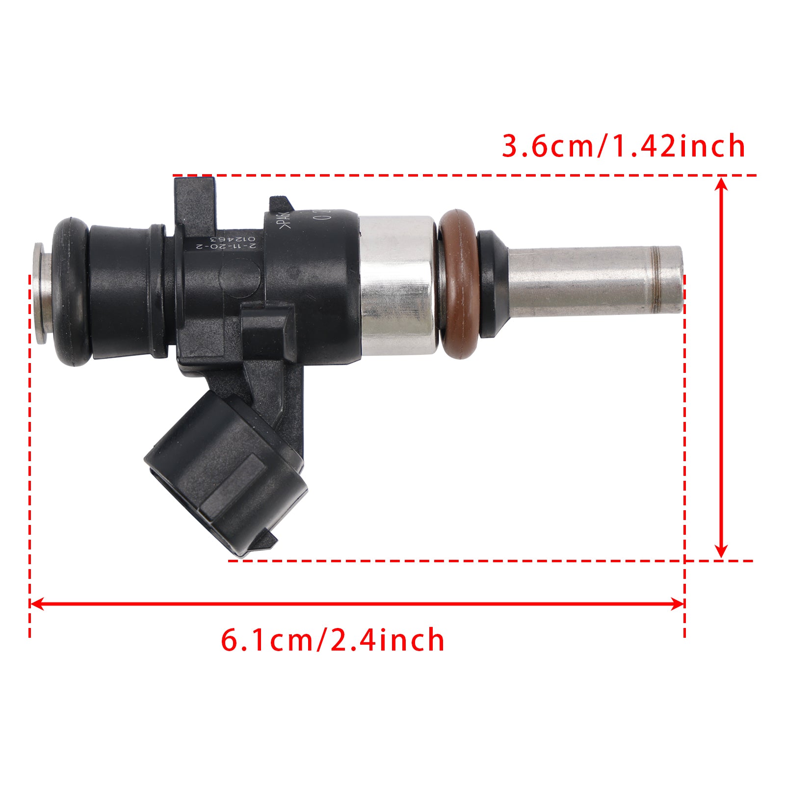 1Pc Fuel Injector 0280158360 For 2.0L VW Golf GTI R Audi A3 S3 CJX CHH Motor