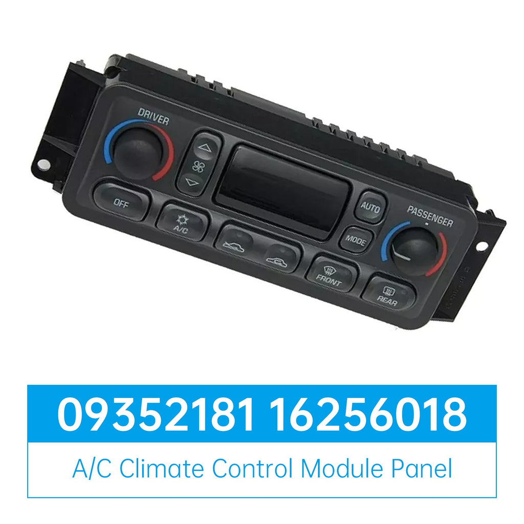C5 Corvette Climate Control A/C Module Panel 1997-2004 OEM 09352181 16256018