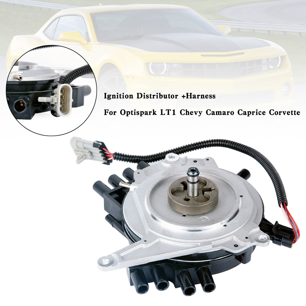 V8 5.7L Distributor Assembly for 1994-1996 Chevrolet Impala SS Buick Roadmaster Cadillac Fleetwood 1104032 KA-GM8381 Ignition Distributor Kit