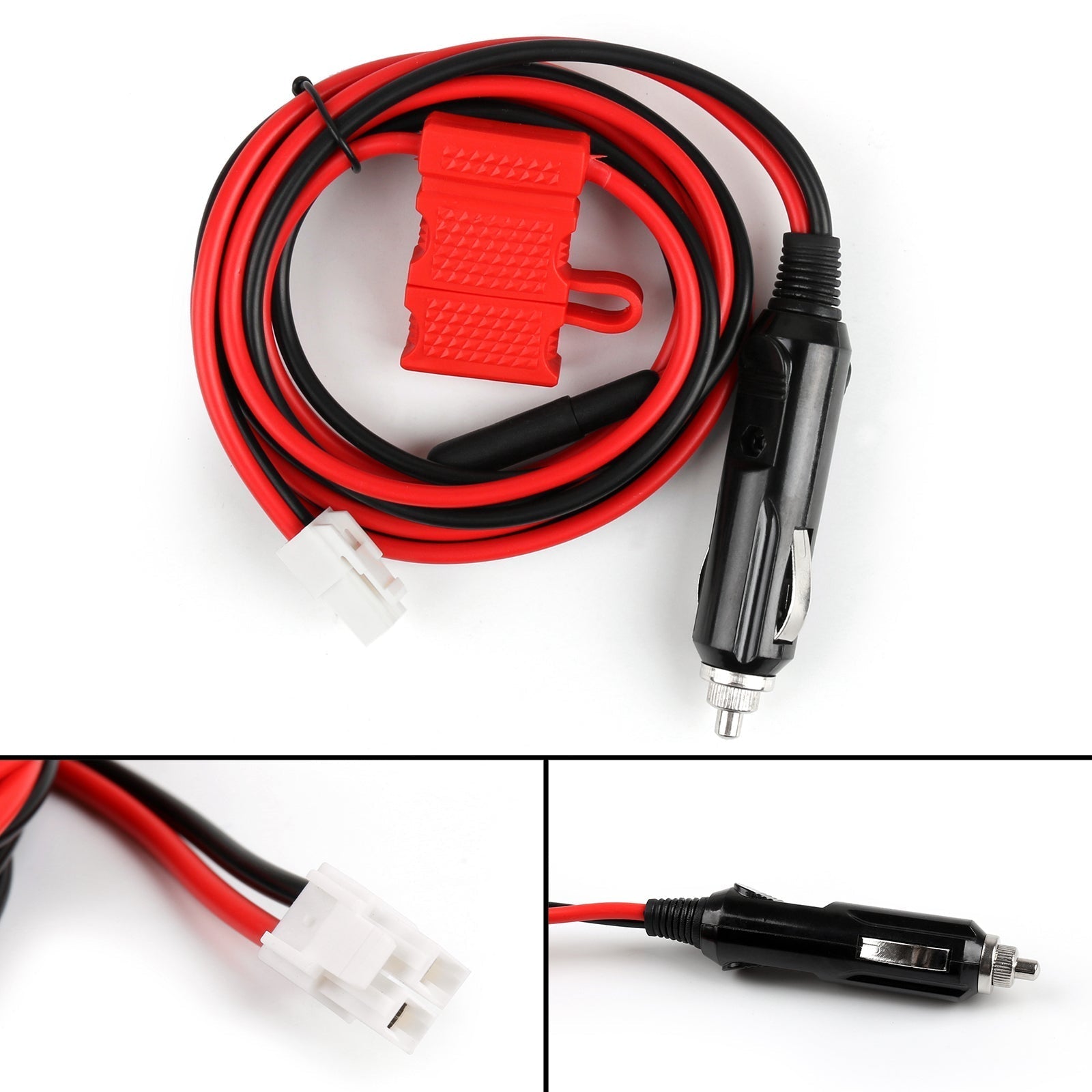 12V DC Cigarette Lighter Connector Power Cable Hytera MD780 MD650 Mobile Radio 1.5m 3m