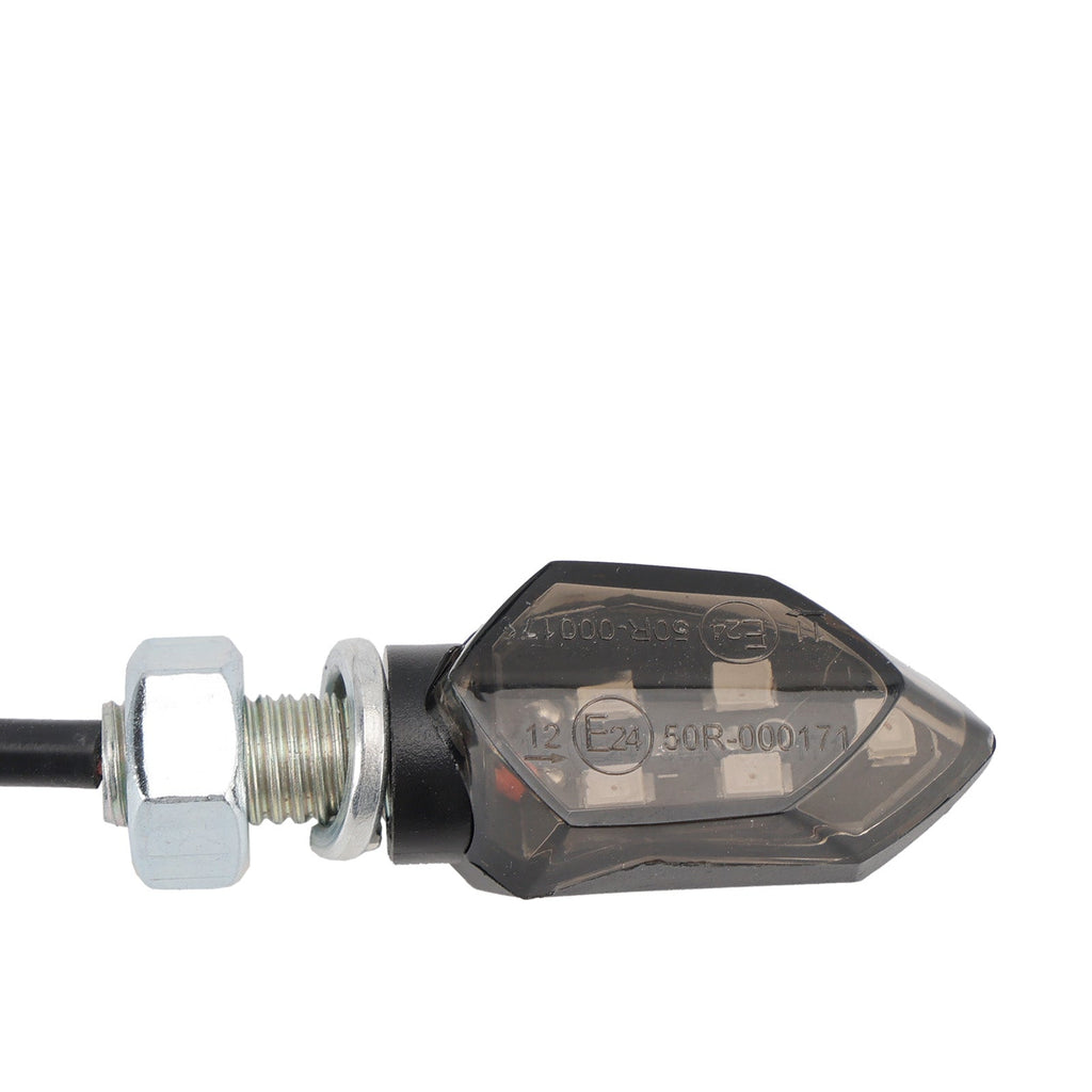 8mm Universal 12V LED Motorcycle Turn Signal Indicator Light for Kawasaki Models