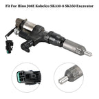 095000-6593 Diesel Fuel Injector for Hino J08E Kobelco 3.8 4.7 1984-2018 Single Unit