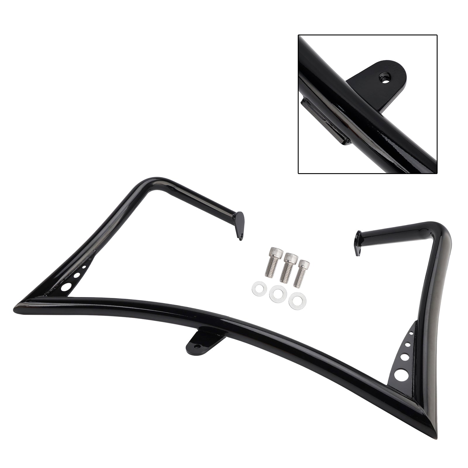 1997-2008 Touring Electra Glide Standard FLHT Engine Guard Frame Anti-Crash Bumper Protector Black