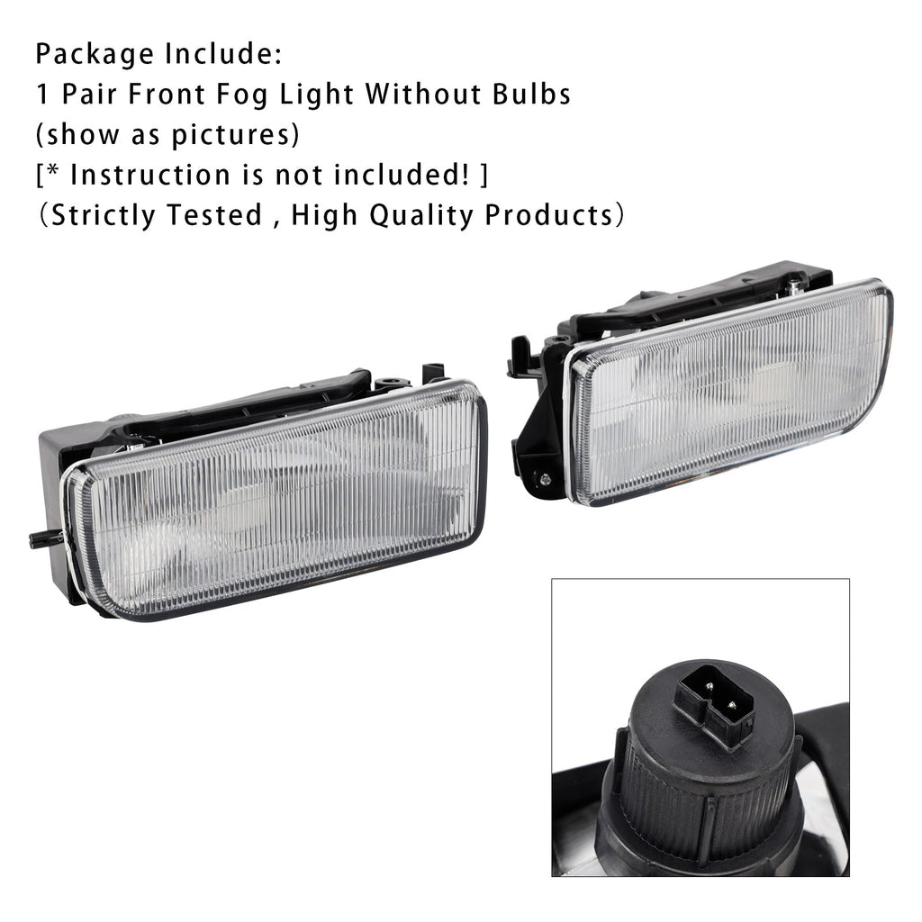 1992-1998 BMW E36 3-Series Front Fog Light Trim Pair Without Bulbs