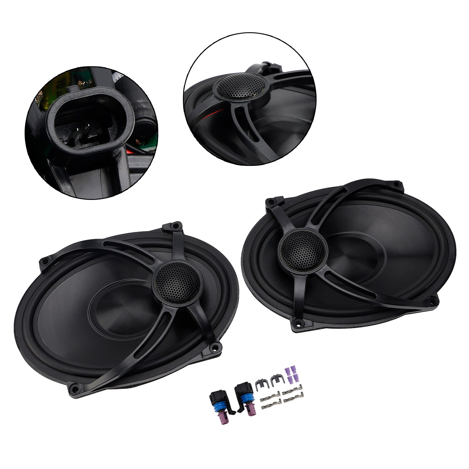 1994-2024 Road Glide FLHR Touring 5"X7" Saddlebag Lid Speaker Pair Kit