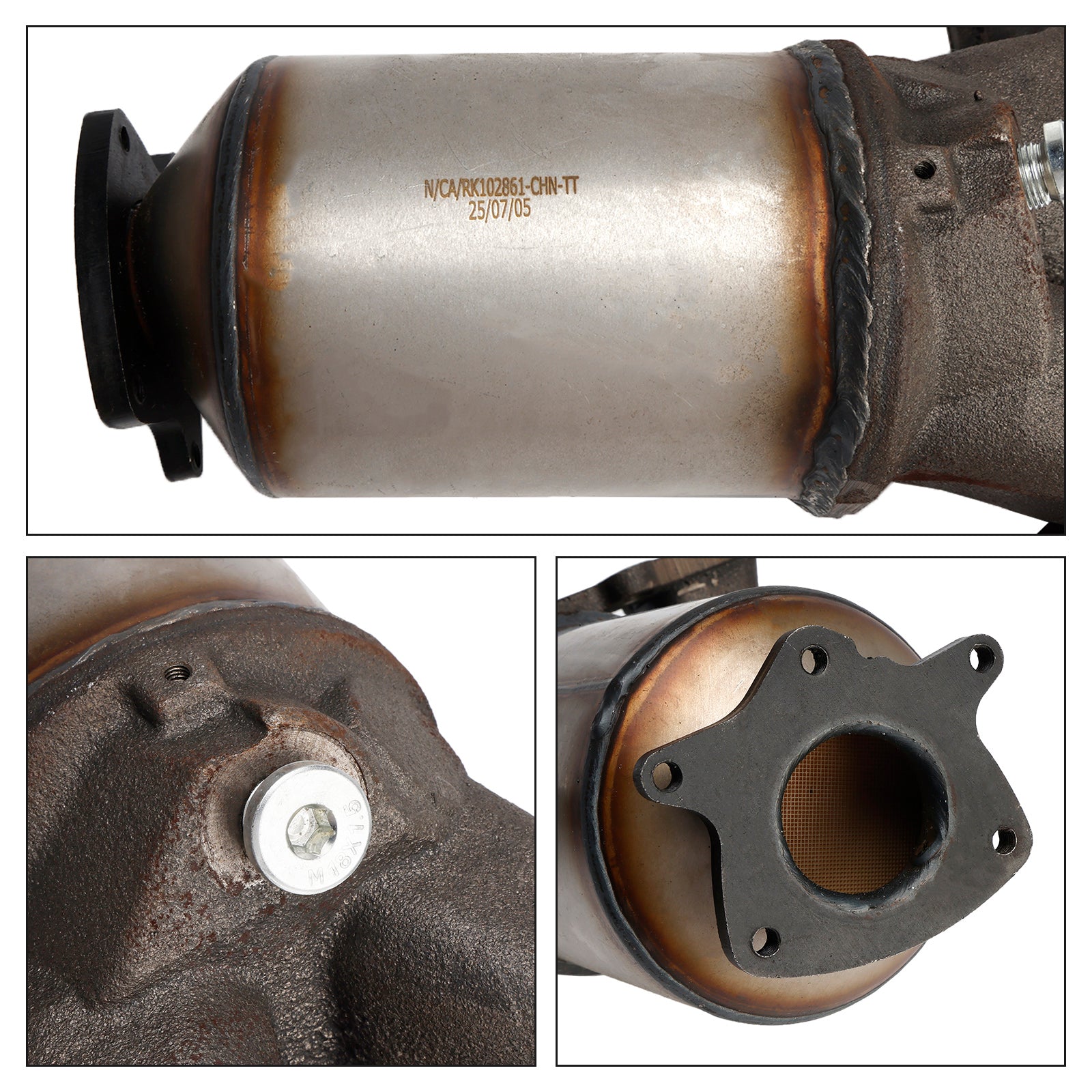 09/2003+ Opel ASTRA G Caravan T98 1.8 16V F35 Integrated Manifold Catalytic Converter 850062 BM91021H