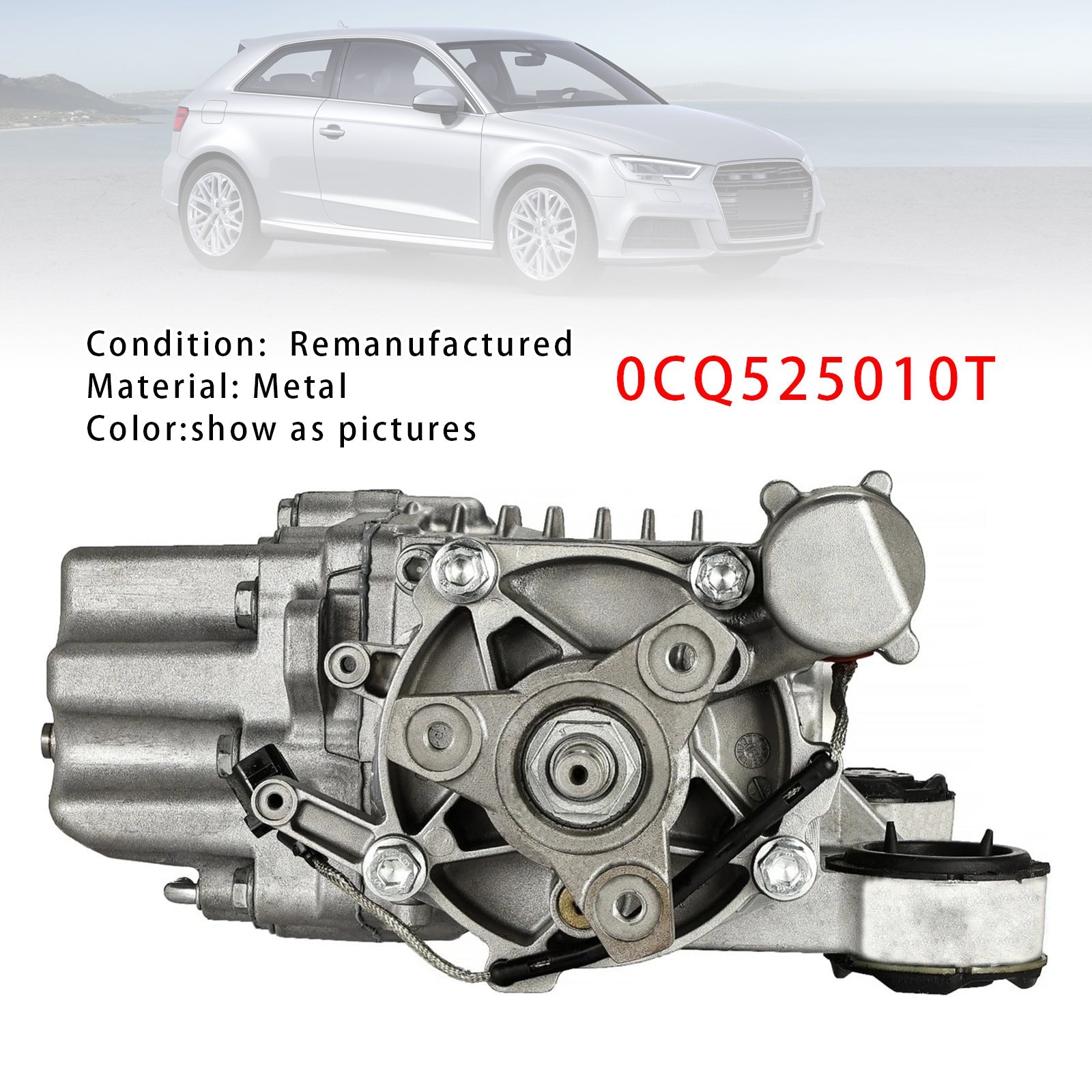 02.2013-C10.2020 Audi A3 Sportback (8VA, 8VF) 2.0 TDI quattro Rear Axle Gear Differential 0CQ525010T