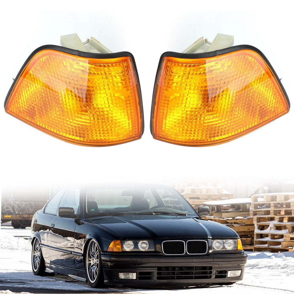 1992-1998 BMW E36 3-Series Four-Door Sedan/Hatchback European Style Amber Corner Signal Lights