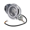 Chrome Motorcycle Universal Headlight Lamp 62 with Color Switch Spotlight