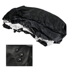 14 to 16 Foot V-Hull Fishing Boat Trailerable Cover Black Waterproof Heavy Duty