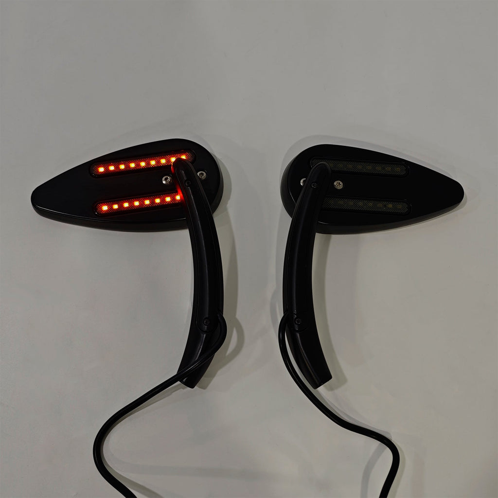 1990-2021 Sportster 883 1200 Custom Dynamics Black LED Mirror Turn Signals
