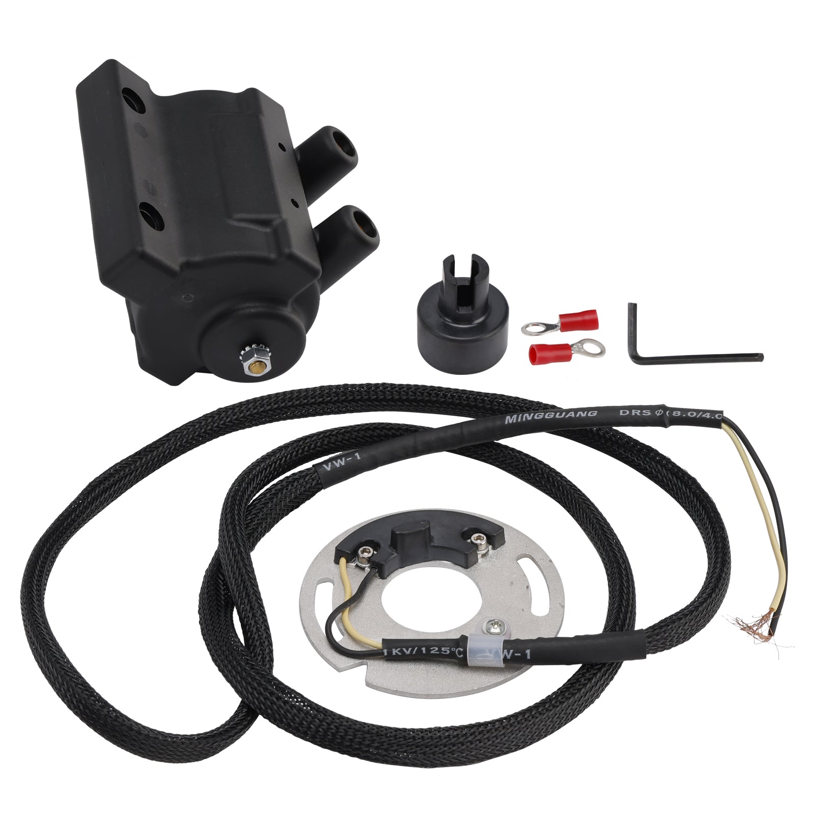 XLR Sportster 883 Roadster 2002 2003 Complete Dual Fire Ignition System Kit 21-7561