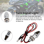 12V Universal LED Indicator Light for Motorcycle Turn Signals 8mm Yamaha