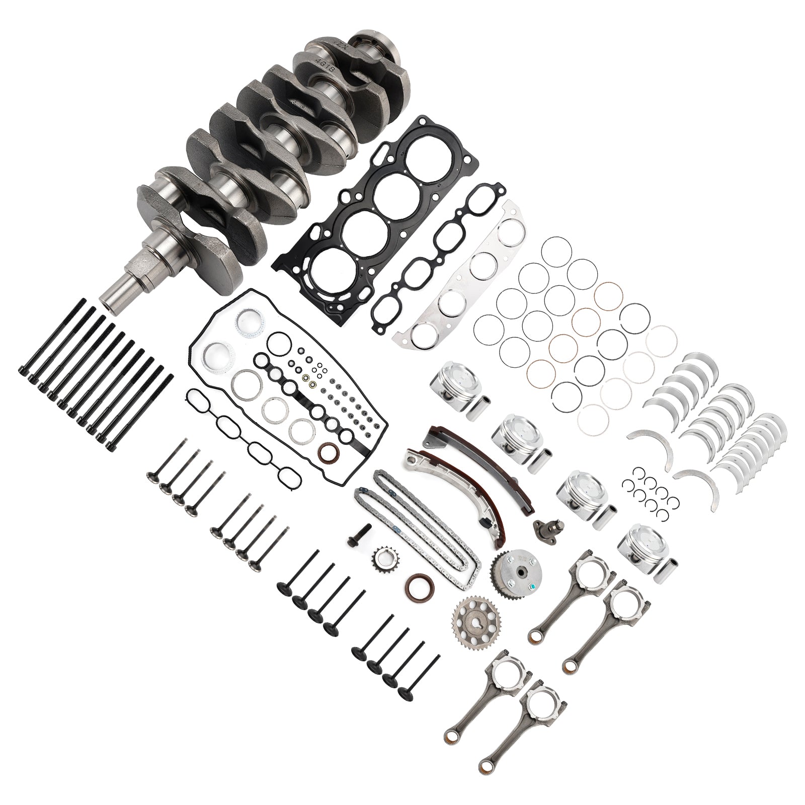 1ZZ-FE Engine Overhaul Rebuild Kit for 2000 2001 2002 2003 2004 2005 Toyota Celica GT